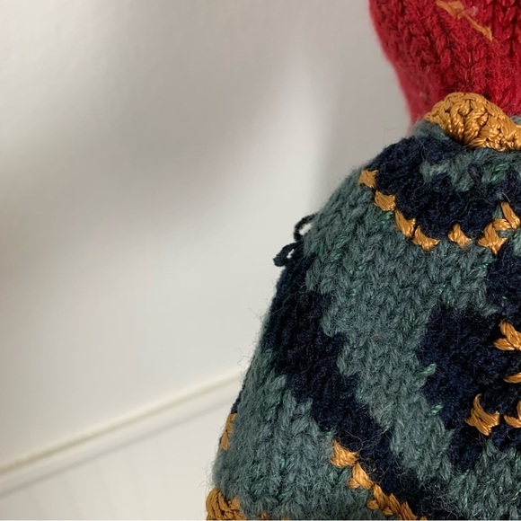 Carole Little Knitwear Button Up Cardigan Sweater Women’s L Colorful Art Fleur - Picture 9 of 16